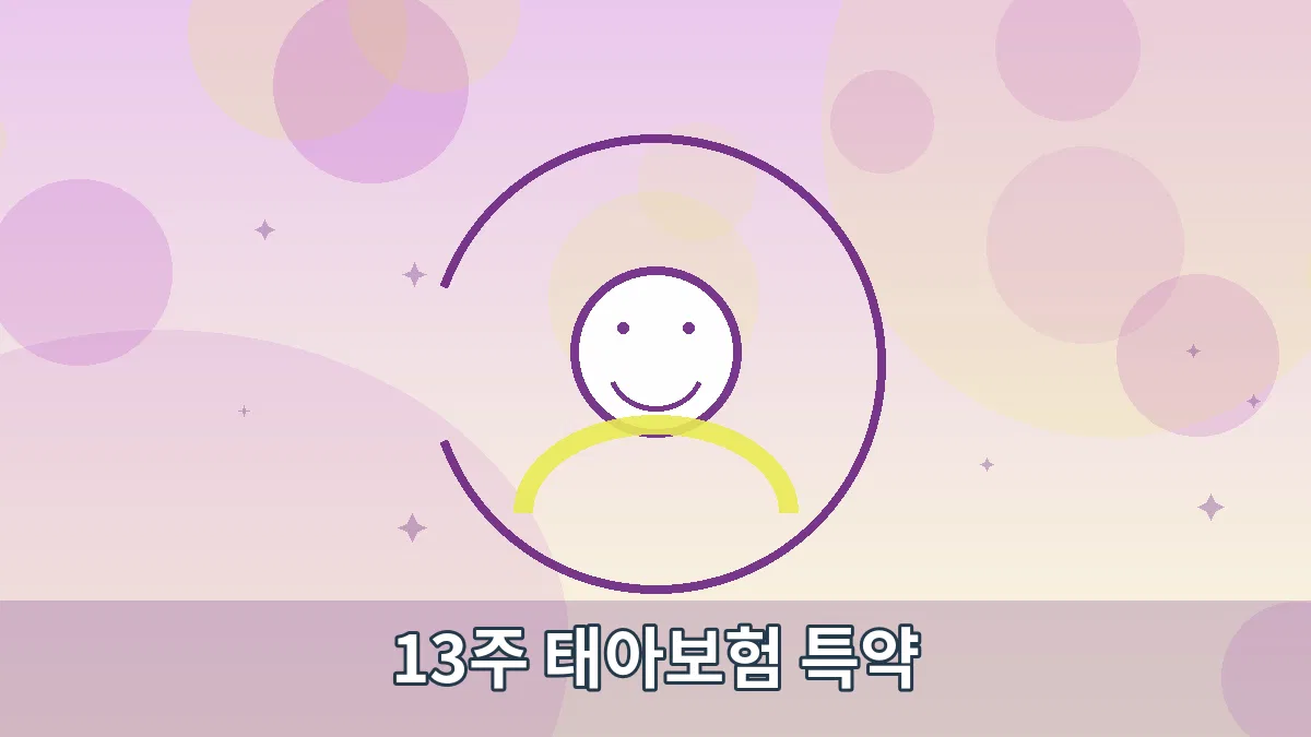13주 태아보험 특약 안내 이미지 4