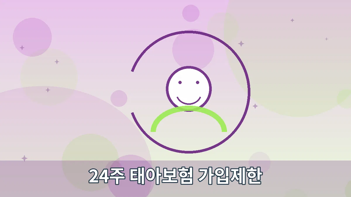 24주 태아보험 가입제한 안내 이미지 5