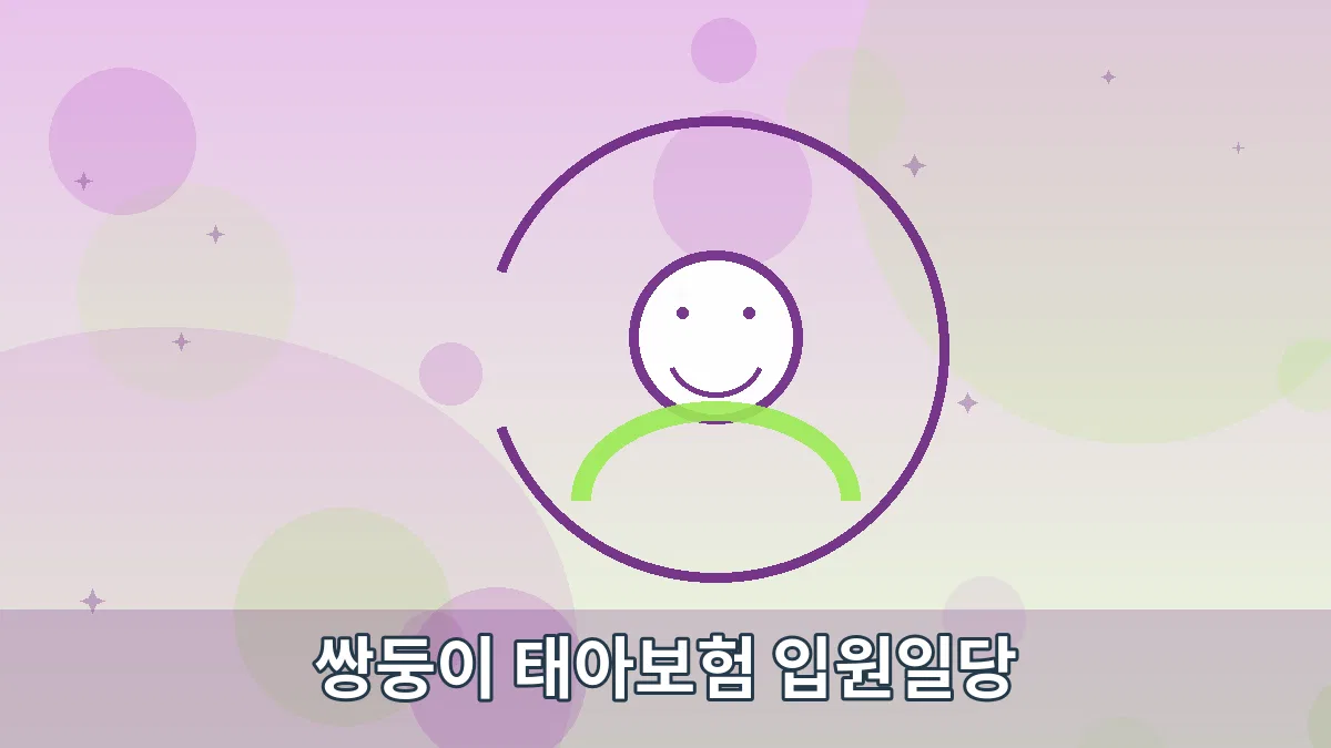 쌍둥이 태아보험 입원일당 안내 이미지 5