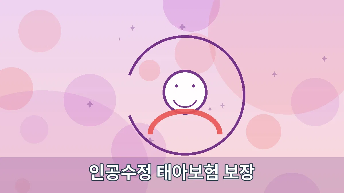 인공수정 태아보험 보장 안내 이미지 2