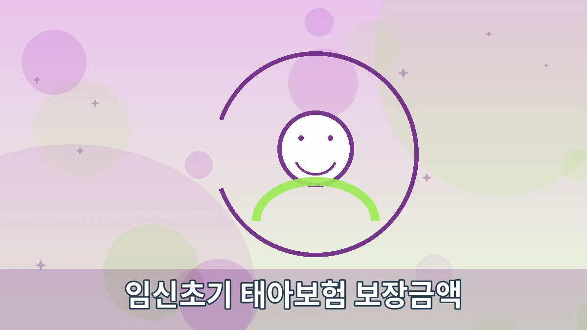 임신초기 태아보험 보장금액 안내 이미지 5