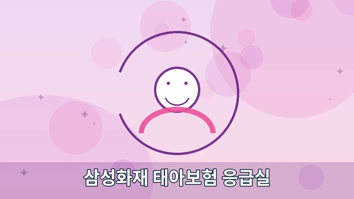 삼성화재 태아보험 응급실 안내 이미지 1