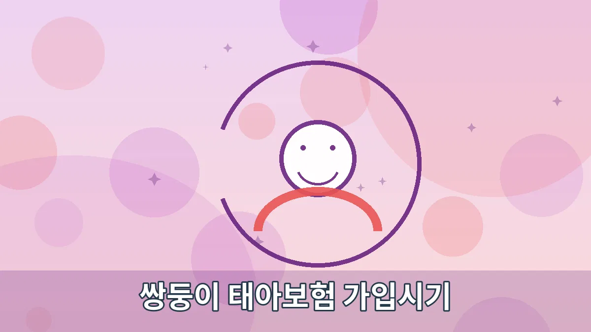 쌍둥이 태아보험 가입시기 안내 이미지 2